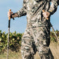 Cascade Mountain Tech Trekking Poles - Carbon Fiber Monopod Walking or Hiking Sticks with with Accessories Mount and Adjustable Quick Locks