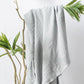 Carriediosa 100% Cotton Muslin Throw Blanket 90" X 90" Queen Size，4-Layers Summer Gauze Throws for Bed Couch，Soft Lightweight Breathable Linen Blankets Bedspread for Adults All Season，Grey