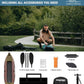 PVC Inflatable Kayak with Drop Stitch Floor, Recreational Touring Kayak with Kayak Paddle, Hand Pump and Carrying Bag, 1-2 Person
