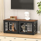 26 Inch Heavy Duty Dog Crate Furniture for Small Dogs, Decorative Pet House End Table, Wooden Cage Kennel Furniture Indoor, Rustic Brown