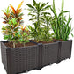 Raised Garden Bed Planter for Outdoor Plants Planter Box Elevated Garden Boxes Deepened Plant pots Perfect for Garden Patio Balcony Deck to Planting Flowers Vegetables Tomato and Herbs
