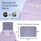 RUVALINO Diaper Bag Backpack, Multifunction Travel Pack Maternity Baby Changing Bags, Large Capacity, Waterproof, Taro Purple