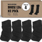 Hudson Comfort Horse Ice Boots Set of 4 – Cooling Horse Ice Pack Wrap for Knee, Hock, Ankle, Hooves Injury – Hot and Cold Therapy Horse Leg Wraps – Full Coverage Cold Packs - 4 Wraps + 8 Gel Packs