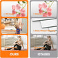 Hasipu Home Gym Mirror 95" L x 39" W - 2PCS Large Full Body Mirror for Yoga, Wall-Mounted Mirrors for Fitness, Garage, Dance Studio, 0.16in Tempered Glass Frameless