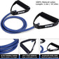 Resistance Bands with Handles and Door Anchor, Gym Resistance Tubes for Strength Training, Exercise Bands for Working Out, Physical Therapy, Home Workouts, Pilates & Crossfit
