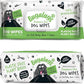 Dog Wipes, 100% Plastic Free Biodegradable pet Wipes for Full Body, Eye Wipes, Ear Wipes, Bum & Paws. 110 Sensitive Dog Grooming Wipes for Dogs, Puppy & cat Grooming (Fragrance Free)