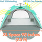 Beach Tent Pop Up Beach Sun Shade Tent with UPF 50+ UV Protection, Removable Floor Zippered Privacy & Ventilation Sun Shelter Family 3 to 4 Person