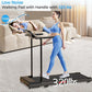 Treadmill with Handle, Treadmills for Home Samll Space, 3.0HP Portable Walking Pad with Handle, Walking Pad Treadmill with 320 LBS Capacity, Electric Compact Treadmills, Lightweight Walking Pad