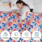 L'AGRATY Weighted Blanket - 48"x72" 15lbs Cooling Breathable Heavy Blanket with Glass Beads for Adult All-Season