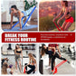 Resistance Bands, Exercise Bands, Physical Therapy Bands for Strength Training, Yoga, Pilates, Stretch Elastic Band with Different Strengths, Workout Bands for Home Gym