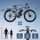 Ebike for Adults Electric, 52V 19.2Ah/32Ah, Peak 2000W/2500W E-Bike, 36/40MPH, 70 Miles/100Miles Long Range, Hydraulic Disc Brake, Off Road Snow Mountain E-Bike, 24"/26" Fat Tire Fast Electric Bicycle