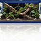 50 Gallon Bearded Dragon Tank, Reptile Enclosure for Easy Maintenance, Front Opening Reptile Tank with Top Screen Ventilation & Glass Sliding Door 36''x18''x18''