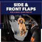 Active Pets Dog Car Seat Cover, Waterproof Front Seat Protector for SUV Truck Sedan, Pet Safety Travel Comfort System with Universal Fit, Grey
