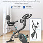 MERACH Folding Exercise Bike, Foldable Stationary Bikes for Home, 4 in 1 Upright Indoor Cycling Bike with 16-Level Magnetic Resistance, 300LBS Capacity X Bike with Exclusive APP