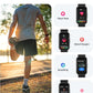 Parsonver Fitness Tracker with Step Counter/Calories/Stopwatch, Health Activity Tracker with Heart Rate Sleep Monitor, IP68 Waterproof Smart Watch 110+ Sport Modes Pedometer Watch for Women Men, Black