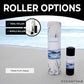 Oceanfoam Tidal Roller - Magenta - Muscle Massage Foam Roller for Back Pain & Stretching - Firm and Ergonomic Wide Wave Textured - Yoga, Athletics, & Wellness - Full Size, 20" x 5"