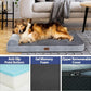 Bark Alley Jumbo Memory Foam Orthopedic Bed - Waterproof Washable Cover, Perfect for Medium, Large, and Extra Large Dogs, Sofa and Couch