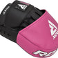 RDX Boxing Pads Focus Mitts, Maya Hide Leather Curved Hook and Jab Target Hand Pads, Great for MMA, Kickboxing, Martial Arts, Muay Thai, Karate Training, Padded Punching, Coaching Strike Shield