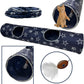 NFL Dallas Cowboys Cat Tunnel Tube Toy with Plush Football Catnip and Feathers Collapsible Tunnel for Cats to Play, Peek and Hide, Sporty & Fun Cat Tunnel Toy with Team Logo All-Over Design!