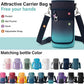 Insulated Water Bottle | Thickened Stainless Steel Vacuum Metal | Portable Sports Water Jug for Gym and Hiking with Straw, Carrier Bag, Handle Strap | BPA-Free 32 oz