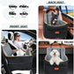 Small Dog Car Seat, Memory Foam Dog Booster Seats with Thick Cushion for Medium Dogs Under 35lbs, Detachable Washable Pet Car Seat Bed with Storage Pockets,2 Safety Belts