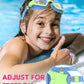 Kids Swim Goggles,Swimming Goggles for Kids 6-14, Anti-Fog UV Protection Pool Glasses for Boys Girls