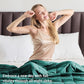 yescool Weighted Blanket for Adults (30 lbs, 88" x 104", Dark Green) Cooling Heavy Blanket for Sleeping Perfect for 290-310 lbs, King Size Breathable Blanket with Premium Glass Bead, Machine Washable