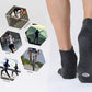 CelerSport 6 Pack Men's Ankle Socks with Cushion, Sport Athletic Running Socks