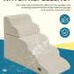 Dog Step for Bed, Dog Stair 5-Step 35D Pet Stair 19.7" H for High Bed or Sofa Non-Slip Balanced Pet Step Indoor, Beige