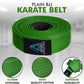 BJJ Belt for Men & Women Brazilian Jiu Jitsu Belt with Ranking Stripes Sleeve Bar Kids Jiu Jitsu Gi Belt