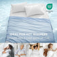Bedsure Summer Cooling Blanket King Size for Hot Sleepers with Sports Mesh Design, Arc-Chill Q-Max 0.4 Lightweight Breathable Ice Cold Blanket for Night Sweats, 108 x 90 Inches, Mesh Blue