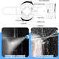 Dog Wash Hose Attachment, 10-in-1 Spray Mode Pet Shower Soap Sprayer with Grooming Comb Rubber Brush, Hose Nozzle with 100cc Soap Dispenser, for Watering, Car Wash, Dog and Horse Showering (Blue)