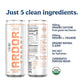 ARDOR ENERGY Sparkling Water with 100mg Natural Caffeine & 200mg L-Theanine from Organic Green Tea for Smooth Energy & Focus | Healthy Energy Drink | No Sugar, Zero Calories, Vegan, Gluten-Free | White Peach (Pack of 12, 12oz cans)