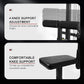 LAT All-in-one Machine with High and Low Pulley Station, LAT PullDown and LAT Row Cable Machine, LAT Tower with Adjustable Leg Support for Home Gym Total Body Training