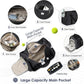 FIORETTO Womens Gym Tote Duffle Bag with Toiletry Bag, Sports Duffel Overnight Hospital Workout Carry on Bag for Girls with Wet Pocket & Shoe Compartment, Ideal for Travel, Swimming, Dance Black