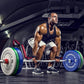 Premium Color-Coded Rubber Bumper Plates Set - 2 Inch Olympic Weight Plates for Home Gym Cross and Strength Training