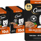 Cesar Filets in Gravy Wet Dog Food Wood-Grilled Chicken Flavor, 1.76 oz. Mini-Pouch (20 Count, Pack of 1)