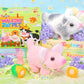 Tagitary Plush Toys Pig with Sounds, Interactive Electronic Pig Toys That Can Walk, Twitch Nose, Wag Tail, Stuffed Toys for Toddlers, Easter Christmas Birthday Gift