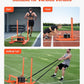 VEVOR Weight Sled, Steel Power Sled, Fitness Strength Training Sleds for Athletic Exercise Speed Improvement, Workout Fitness Equipment with Handle, Compatible with 1/2 in Weight Plates, Orange