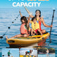 Bigfly 11'6×35" Super Wide Inflatable Stand Up Paddle Board, Ultra Stable Wide SUP for 2+1 People/Family/Big Size, 100L Backpack, All-Round Sup Board, US Big Fin