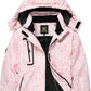 Keevoom Girl's Ski Jacket Winter Warm Thick Snow Coat Windproof Kids Outdoor Hooded Jackets