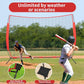 7x7/16x10/20x10ft Backstop Net, Ball Stop Net with Handbag,Fix Sports Net Barrier by 4 Spike&2 Sandbag,Sports Practice Barrier Net for Baseball,Softball,Lacrosse Train,Backstop Net for Backyard