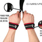 Gymreapers Lifting Wrist Straps for Weightlifting, Bodybuilding, Powerlifting, Strength Training, & Deadlifts - Padded Neoprene with 18 inch Cotton