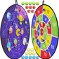 BooTaa 29" Large Dart Board for Kids, Kids Dart Board with Sticky Balls, Boys Toys, Indoor/Sport Outdoor Fun Party Play Game Toys, Birthday Gifts for 3 4 5 6 7 8 9 10 11 12 Year Old Boys Girls