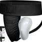 RDX Groin Protector Cup Men, Boxing Kickboxing MMA Muay Thai Sparring Groin Guard, Ventilated Adjustable,Karate Fighting Training, Underwear Jiu Jitsu BJJ Protection, Boys Youth