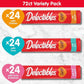 Delectables Squeeze Up Variety Pack, Creamy Squeezable Puree, Lickable Wet Cat Treats, Grain Free, No Added Fillers, No by-Products, No Added Preservatives, 0.5 Ounces Tube, 72 Tubes Total
