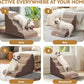 Dog Ramp and Stair for Bed 16" H-20 H,3-Step Cat Stair for Sofa and Chair,4-Step Dog Ramp for High Bed and Window,Durable Nonslip Fabric Cover for Indoor (Coffee-20 H, Pet Friendly, 4)