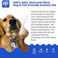 NATPAT Pet Zen Calming Patches for Dogs & Cats – Non-Medicated Effective Stress Relief for Travel, Fireworks & Separation Anxiety - Long Lasting & Non-Toxic (24 Patches) - Locket Sold separetely