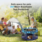 Dog Playpen, Pet Playpen, Portable Cat Playpen, Pop Up Foldable Puppy Playpen Exercise Kennel Tent with Carry Case Collapsible Bowl,Water-Resistant Shade Cover for Outdoor Indoor Travel (Large)