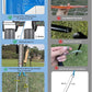 2025 Outdoor Professional Volleyball Net Set for Backyard Beach with Tetoron Net, Adjustable 2" Aluminum Poles, PU Volleyball,Carry Bag - Easy Setup & Anti-Sagg with 2 Tension Adjusters